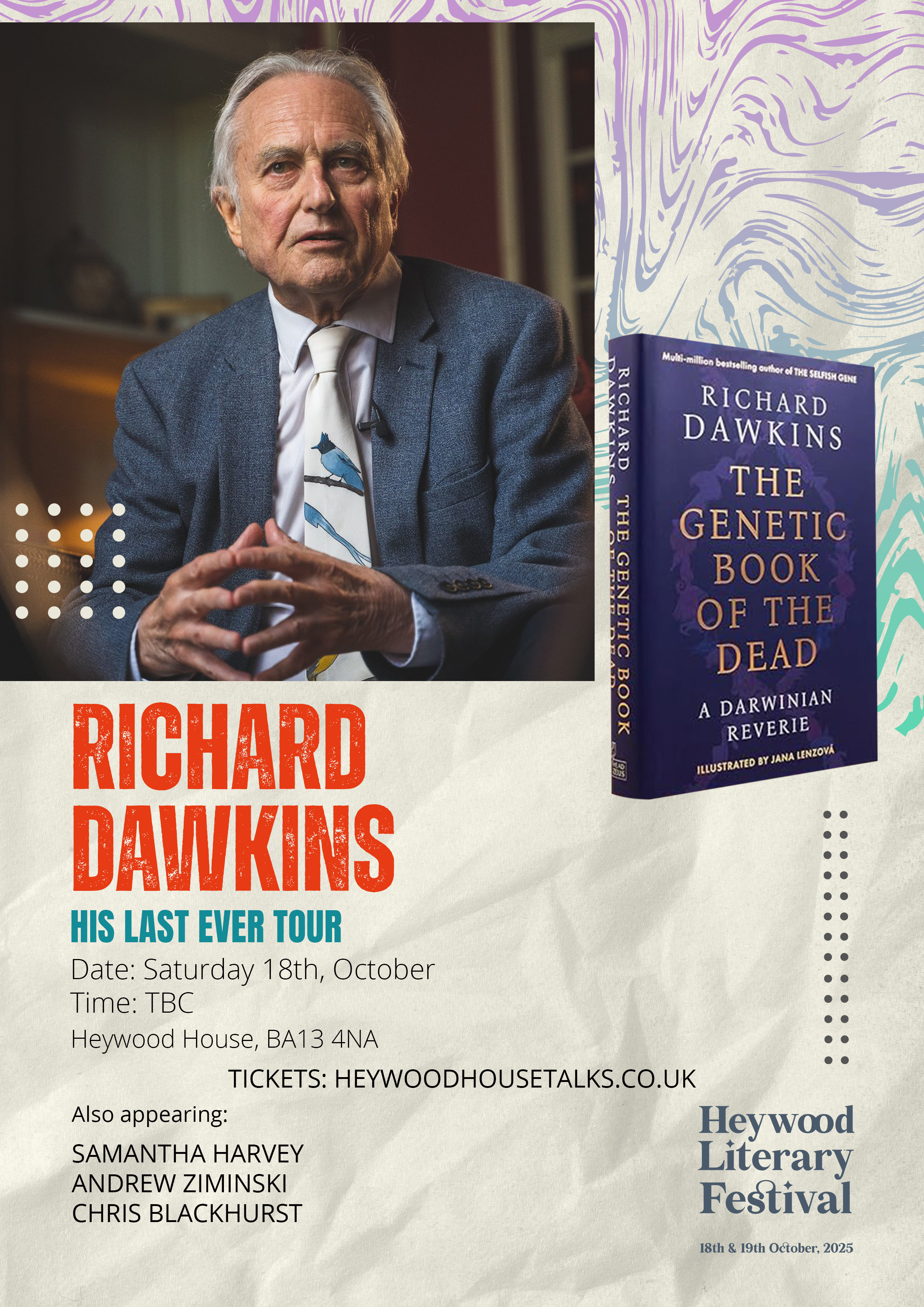 Richard Dawkins Heywood Literary Festival